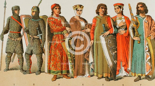 Holy Roman Empire, 1000-1100, (1884).  Creator: Unknown.