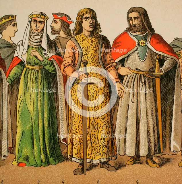 Holy Roman Empire, 1000-1100, (1884).  Creator: Unknown.