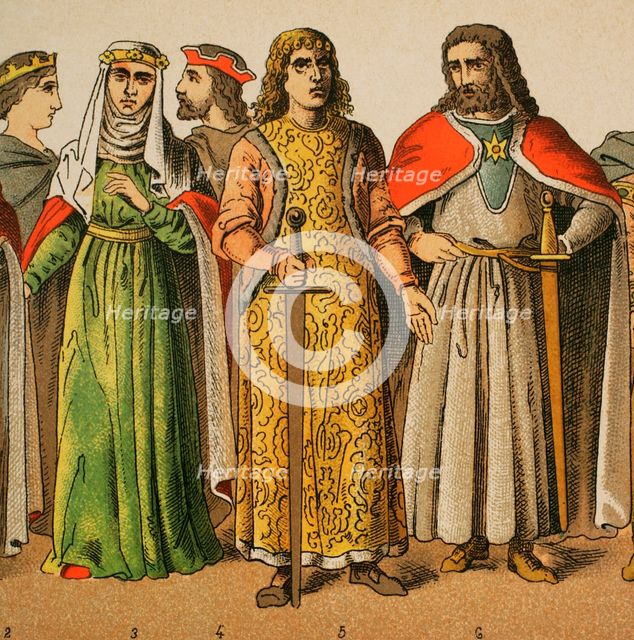 Holy Roman Empire, 1000-1100, (1884).  Creator: Unknown.