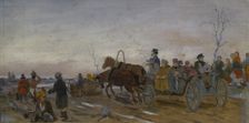Holy Saturday Evening, End 1860s-Early 1870s. Artist: Perov, Vasili Grigoryevich (1834-1882)