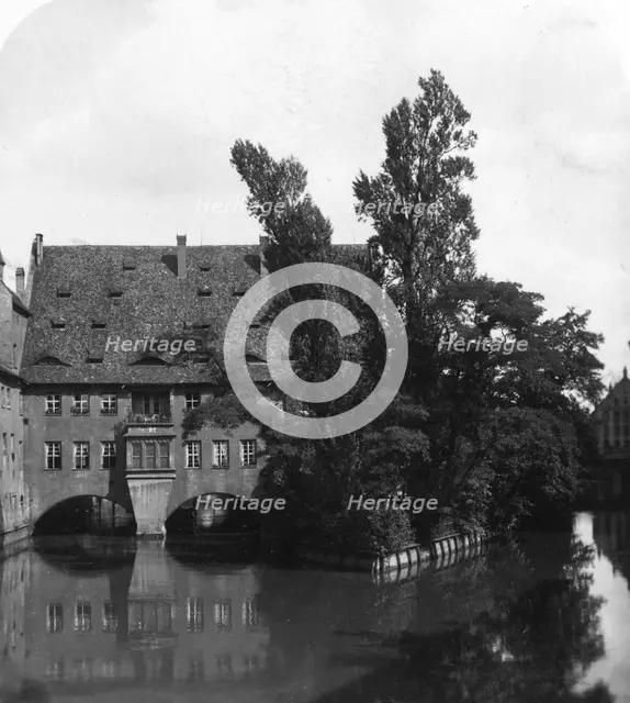 Holy Spirit Hospital, Nuremberg, Bavaria, Germany, c1900s.Artist: Wurthle & Sons