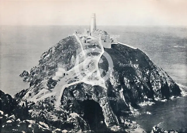 'Holyhead - The South Stack, Lighthouse', 1895. Artist: Unknown.