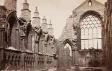 Holyrood Chapel, Edinburgh, 1874. Creator: George Washington Wilson