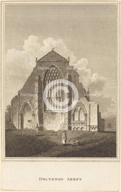 Holyrood Abbey, 19th century. Creator: Unknown.