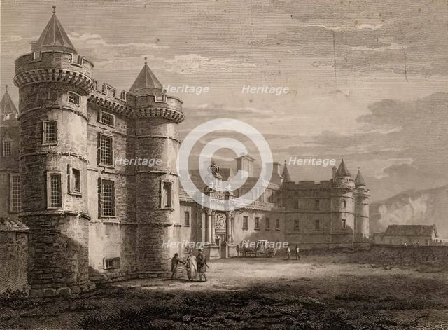 Holyrood Palace, 1800. Creator: Wilson Lowry.
