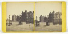 Holyrood Palace, Mid 19th century. Creator: George Washington Wilson