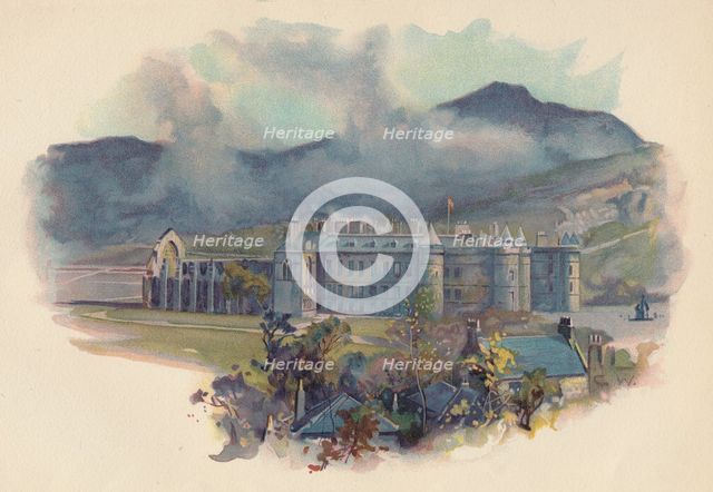 'Holyrood Palace', c1890. Artist: Charles Wilkinson.
