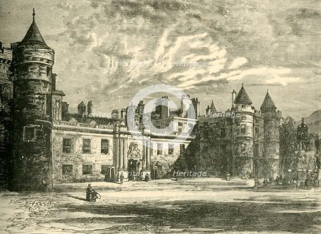 'Holyrood Palace, Edinburgh', 1890.   Creator: Unknown.