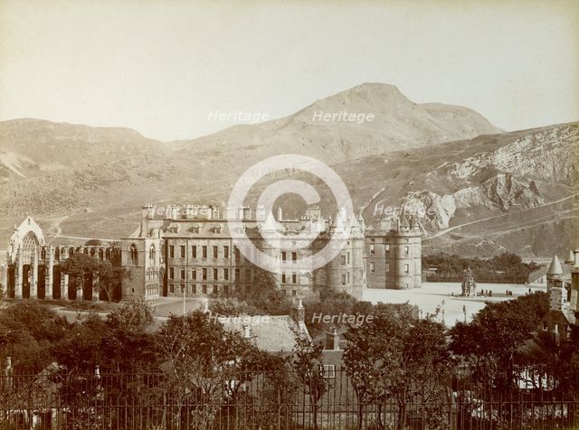 Holyrood Palace, Edinburgh, Scotland, 1887. Artist: Unknown