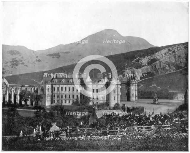 Holyrood Palace, Edinburgh, Scotland, late 19th century. Artist: John L Stoddard