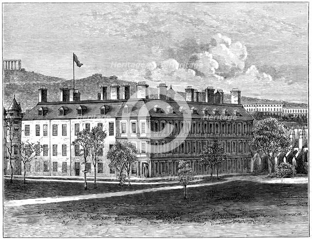 Holyrood Palace from the south-east, Edinburgh, 1900. Artist: Unknown