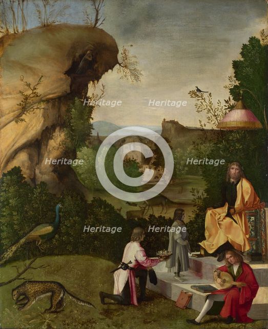 Homage to a Poet, Early16th cen.. Artist: Giorgione, (Workshop)  
