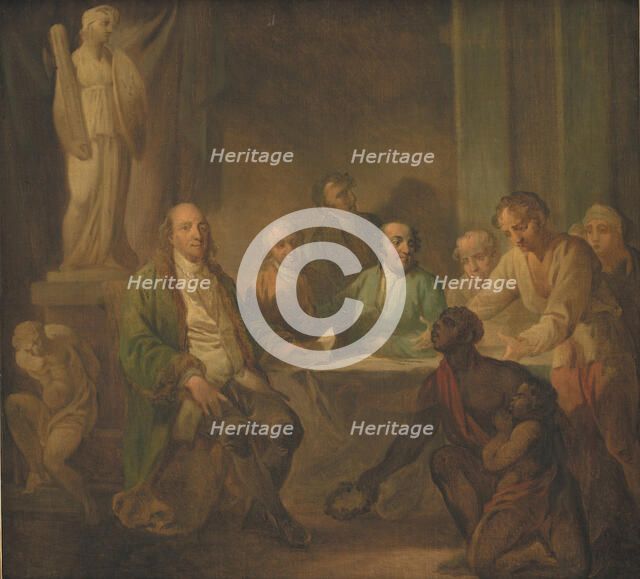 Homage to Benjamin Franklin, 1790-1799. Creator: Christian August Lorentzen.