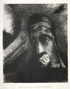 Homage to Goya, 1885. Creator: Odilon Redon (French, 1840-1916); Lemercier & Cie.