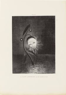 Homage to Goya: The Marsh Flower, 1885. Creator: Redon, Odilon (1840-1916)