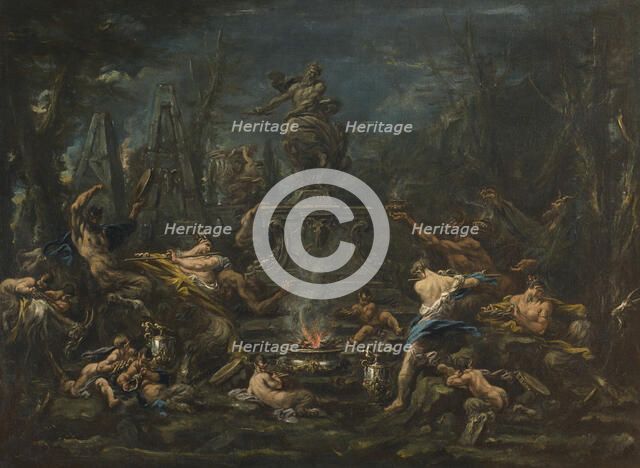 Homage to Pluto , c1735-1739. Creator: Magnasco; Alessandro (1667-1749).