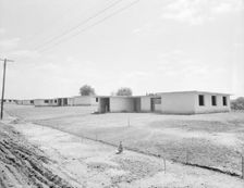 Home under construction, Hightstown, New Jersey, 1936. Creator: Dorothea Lange