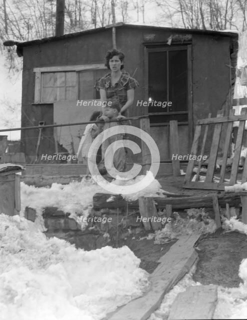 Home and family of a Utah coal miner...near Price, Utah, 1936. Creator: Dorothea Lange.