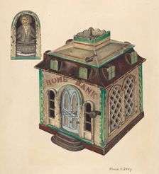 Home Bank, c. 1937. Creator: Frank Gray