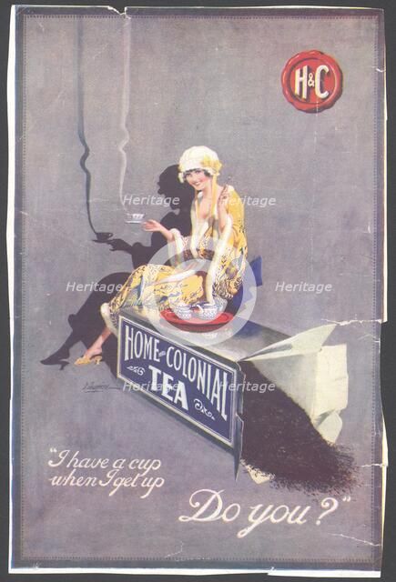 Home & Colonial Tea, 1890s. Artist: Unknown