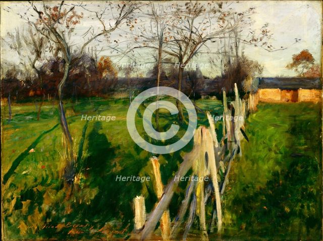 Home Fields, c1885. Creator: John Singer Sargent.