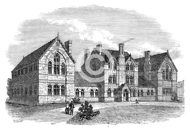 Home for Destitute Boys, Bisley, Surrey, 1869. Creator: Unknown.