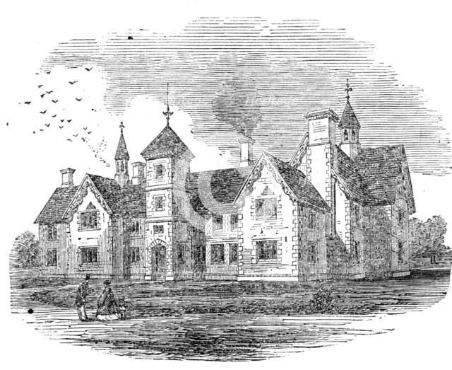 Home for fifty boys recently built on the Philanthropic Society's farm, Redhill, at the..., 1861. Creator: Unknown.