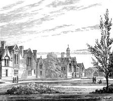 Home for Orphan Boys at Swanley, opened by the Prince and Princess of Wales, 1883. Creator: Unknown