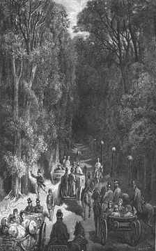 Home - from Holland House 1872. Creator: Gustave Doré