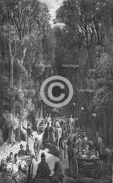 'Home - from Holland House', 1872.  Creator: Gustave Doré.