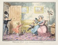 Home from School or the Commencement of the Holidays, 1835