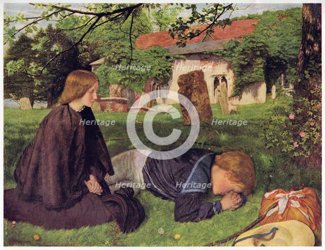 Home from Sea, 1856-1863. Creator: Arthur Hughes.