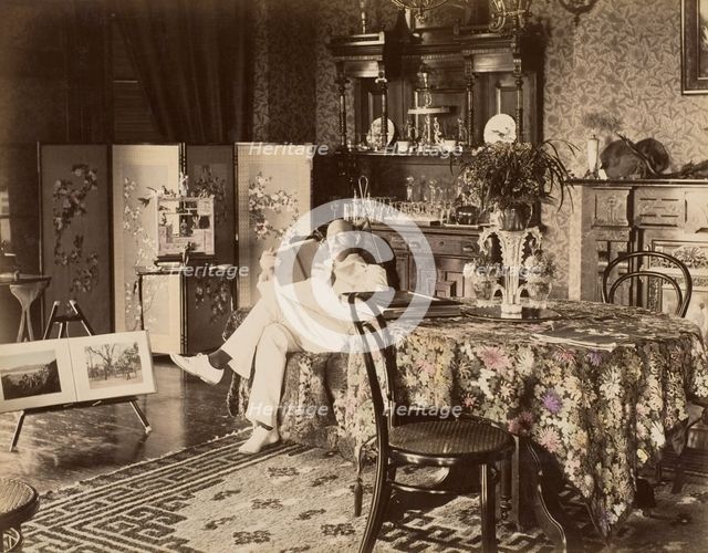 Home from the Orient, 1880s-90s. Creator: Unknown.