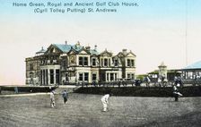 Home Green, Royal and Ancient Clubhouse, St Andrews, c1900