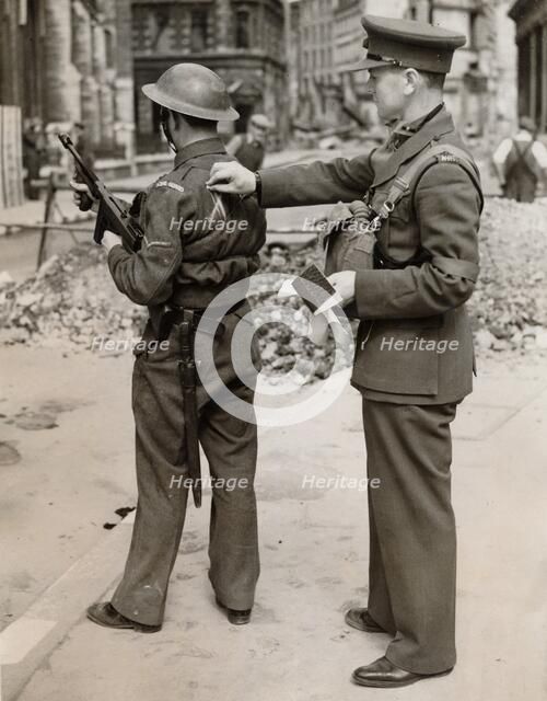 Home Guard exercise, London, World War II, 29 June 1941. Artist: Unknown