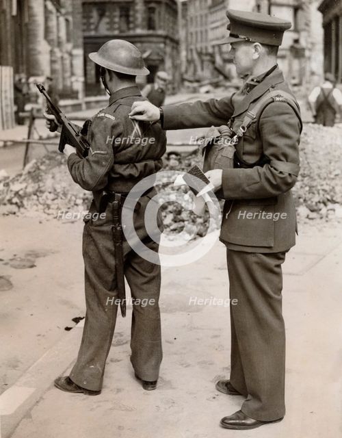 Home Guard exercise, London, World War II, 29 June 1941. Creator: Unknown.