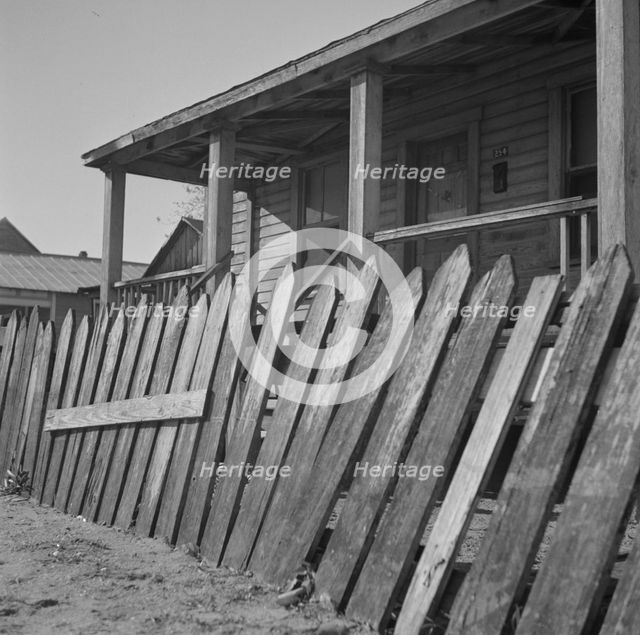 Home in the Negro section, Daytona Beach, Florida, 1943. Creator: Gordon Parks.
