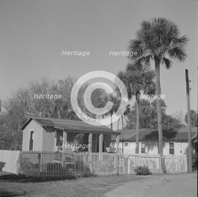 Home in the Negro section, Daytona Beach, Florida, 1943. Creator: Gordon Parks.