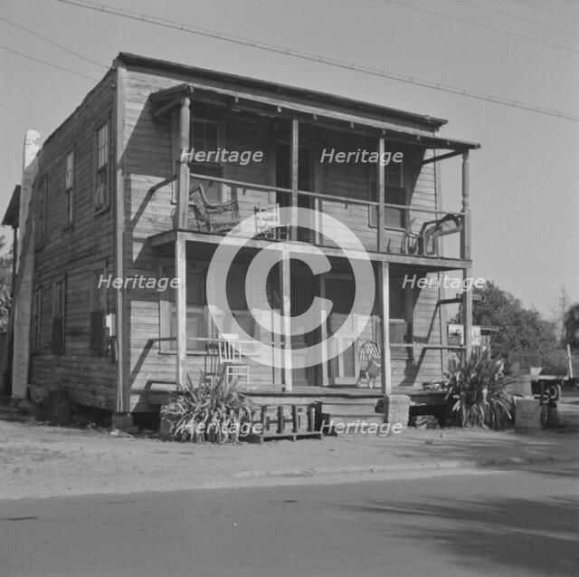 Home in the Negro section, Daytona Beach, Florida, 1943. Creator: Gordon Parks.