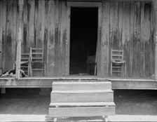 Home of tenant farmer near Newport, Oklahoma, 1937. Creator: Dorothea Lange