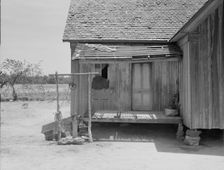 Home of tenant farmer near Newport, Oklahoma, 1937. Creator: Dorothea Lange