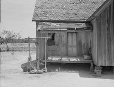 Home of tenant farmer near Newport, Oklahoma, 1937. Creator: Dorothea Lange