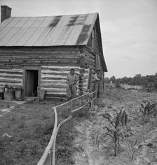 Home of tenant, Hillside Farm, Person County, North Carolina, 1939. Creator: Dorothea Lange