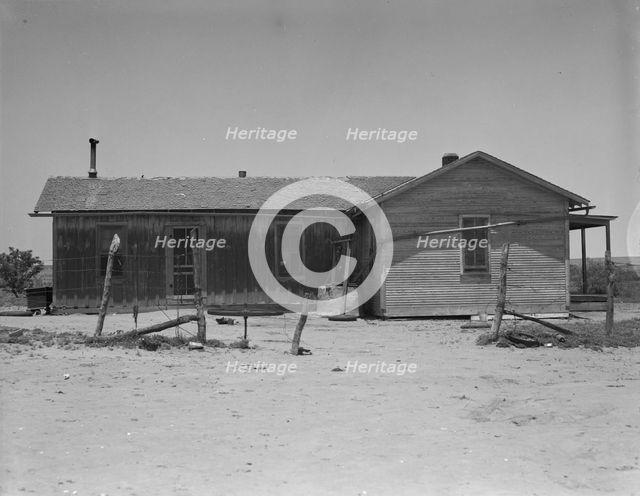 Home of Texas sharecropper, 1937. Creator: Dorothea Lange.