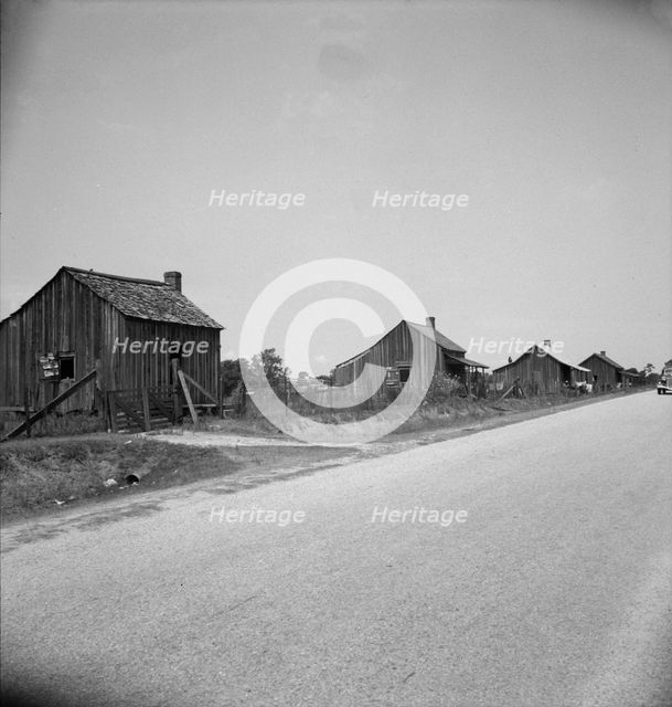 Home of turpentine workers near Godwinsville, Georgia, 1937. Creator: Dorothea Lange.