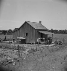 Home of turpentine workers near Godwinsville, Georgia, 1937. Creator: Dorothea Lange
