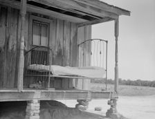 Home of white tenant farmer family, Newport, Oklahoma, 1937. Creator: Dorothea Lange