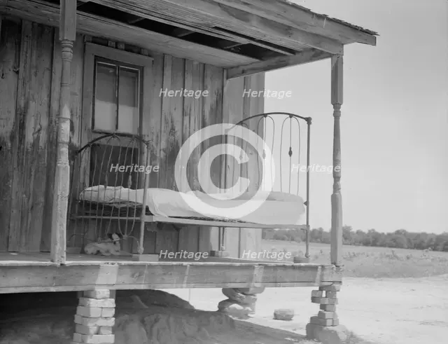 Home of white tenant farmer family, Newport, Oklahoma, 1937. Creator: Dorothea Lange.