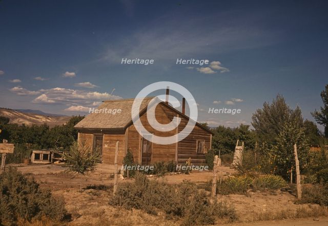 Home of a fruit tree rancher, Delta County, Colo., 1940. Creator: Russell Lee.