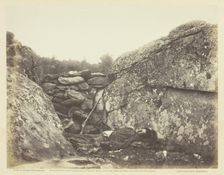 Home of a Rebel Sharpshooter, Gettysburg, July 1863. Creator: Alexander Gardner